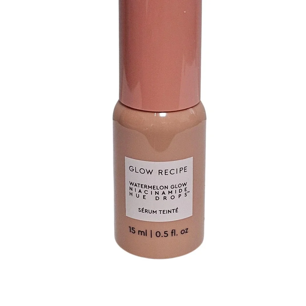 Glow Recipe Watermelon Glow Niacinamide Hue Drops Sun Glow 0.5fl.oz 15 ml. Trave